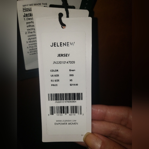 NWT Jelenew Hourglass short sleeve jersey in Forest - Picture 8 of 9